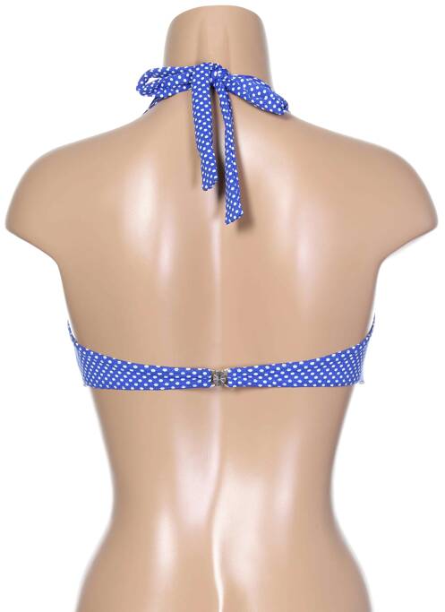 Haut de maillot de bain bleu KIWI pour femme