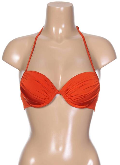 Haut de maillot de bain orange KIWI pour femme