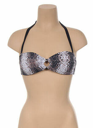 Haut de maillot de bain haut soutien-gorge avec mousse de rembourrage amovible haut soutien-gorge avec mousse de rembourrage amovible marron KIWI femme