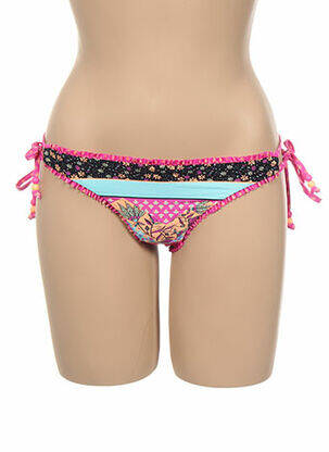 Bas de maillot de bain fermeture liens à nouer bikini rose SEAFOLLY femme
