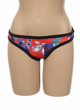 Bas de maillot de bain imprimé fantaisie culotte orange SEAFOLLY femme