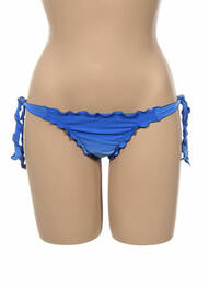 Bas de maillot de bain fermeture liens à nouer bikini bleu SEAFOLLY femme