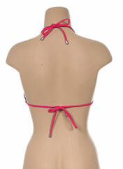 Haut de maillot de bain rose KIWI pour femme seconde vue
