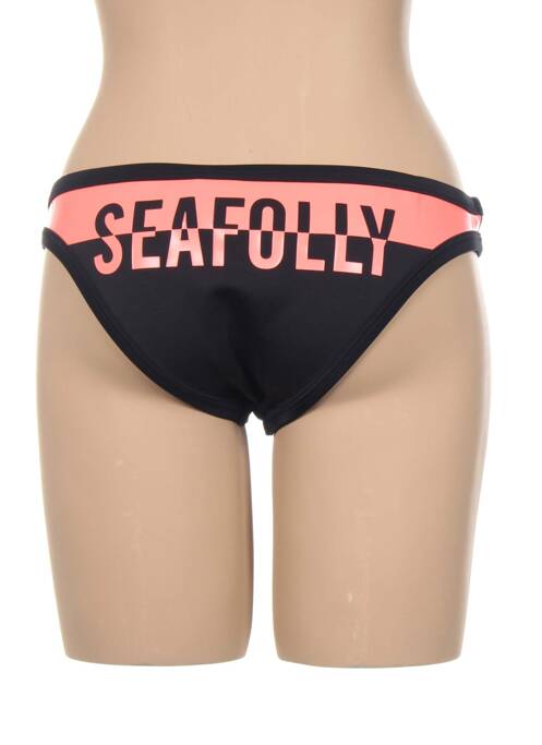 Bas de maillot de bain noir SEAFOLLY pour femme