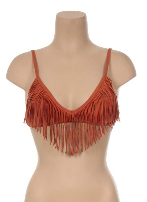 Haut de maillot de bain marron SEAFOLLY pour femme