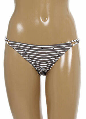 Bas de maillot de bain culotte culotte gris ANTIGEL femme