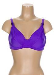 Haut de maillot de bain violet FREYA pour femme seconde vue