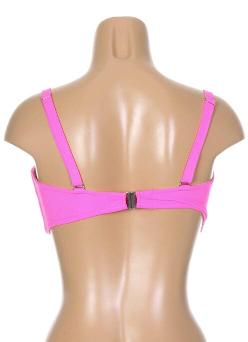 Haut de maillot de bain rose ANTIGEL pour femme