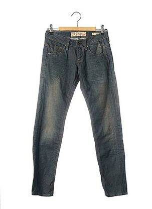 Jeans coupe slim slim taille basse bleu GUESS femme