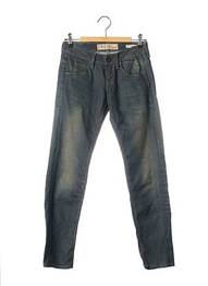 Jeans coupe slim slim taille basse bleu GUESS femme