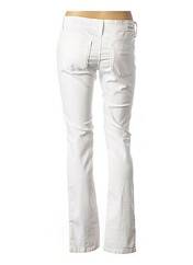 Pantalon slim blanc CHEFDEVILLE pour femme seconde vue