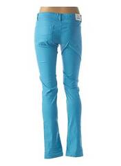 Jeans coupe droite bleu CHEFDEVILLE pour femme seconde vue