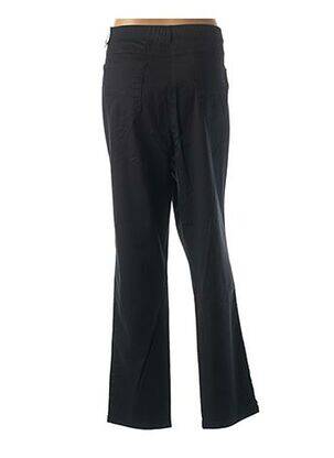 Pantalon slim taille élastique noir TONI femme