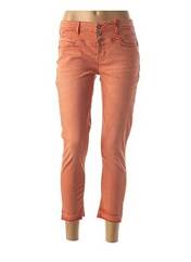 Jeans coupe slim orange STREET ONE pour femme seconde vue