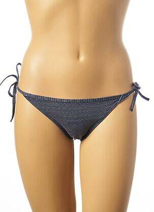 Bas de maillot de bain fermeture liens à nouer bikini bleu RIP CURL femme