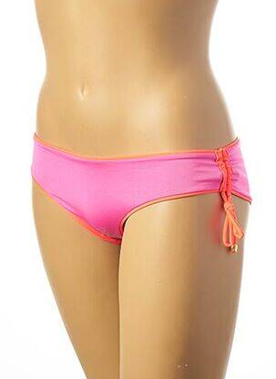 Bas de maillot de bain tissage satiné culotte marron PHAX femme