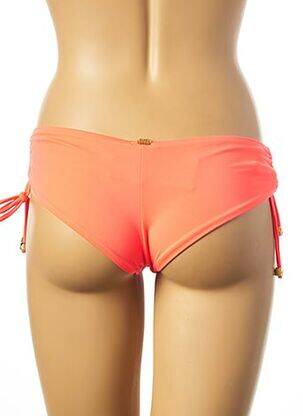 Bas de maillot de bain tissage satiné culotte marron PHAX femme