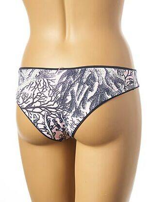 Bas de maillot de bain réversible culotte gris MAAJI femme
