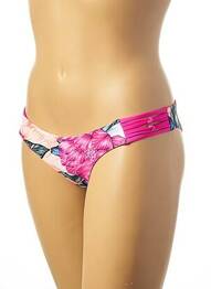 Bas de maillot de bain imprimé fleurs culotte rose RIP CURL femme