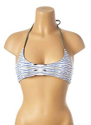 Haut de maillot de bain stretch haut soutien-gorge moulé vert KHONGBOON femme