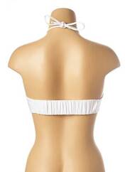 Haut de maillot de bain blanc WATERCULT pour femme seconde vue