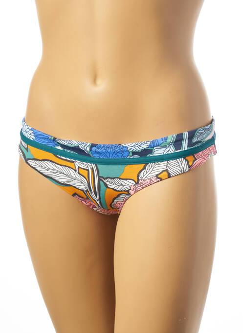 Bas de maillot de bain imprimé rayures culotte vert MAAJI femme
