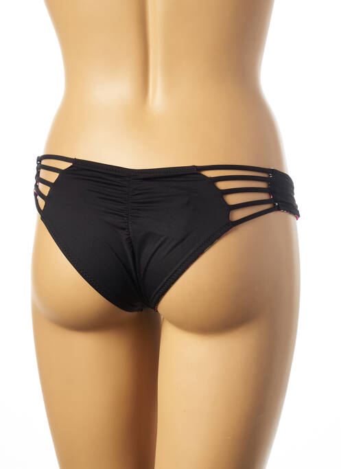 Bas de maillot de bain tissage satiné culotte noir RIP CURL femme