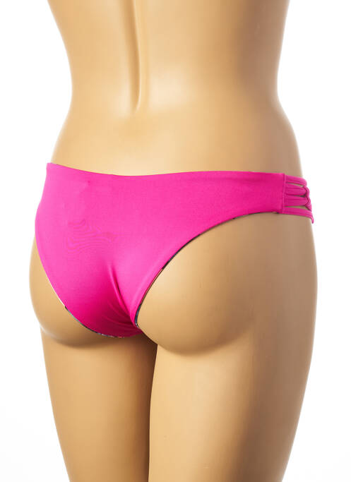 Bas de maillot de bain imprimé fleurs culotte rose RIP CURL femme