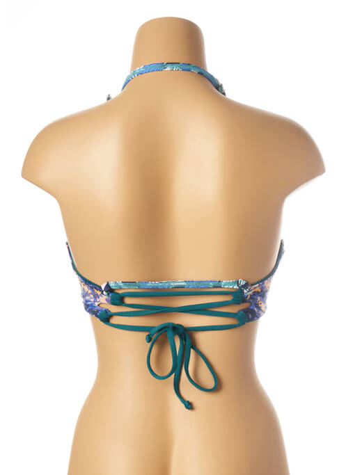 Haut de maillot de bain bleu MAAJI femme