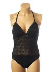 Maillot de bain 1 pièce noir DAG ADOM pour femme seconde vue