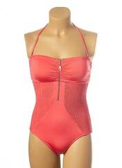 Maillot de bain 1 pièce orange WATERCULT pour femme seconde vue