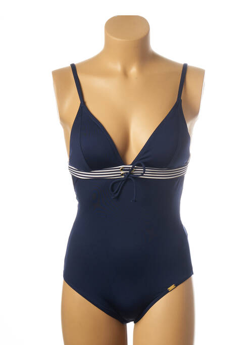 Maillot de bain 1 pièce bleu BANANA MOON pour femme