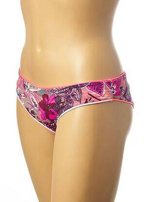 Bas de maillot de bain imprimé fleurs culotte orange MAAJI femme