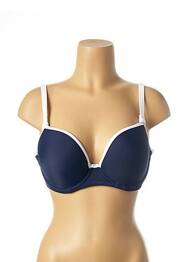Haut de maillot de bain stretch haut soutien-gorge moulé bleu FREYA femme