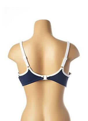 Haut de maillot de bain stretch haut soutien-gorge moulé bleu FREYA femme