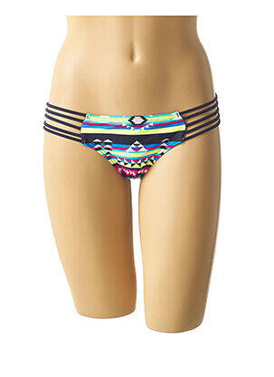 Bas de maillot de bain imprimé fantaisie culotte bleu MON PETIT BIKINI femme