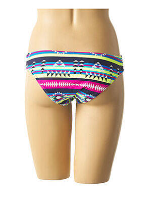 Bas de maillot de bain imprimé fantaisie culotte bleu MON PETIT BIKINI femme