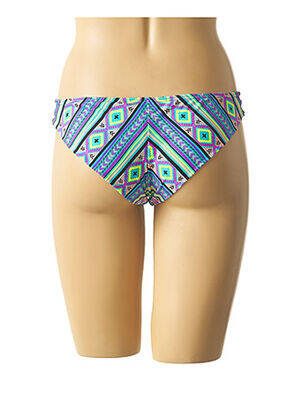 Bas de maillot de bain imprimé fantaisie culotte bleu MON PETIT BIKINI femme