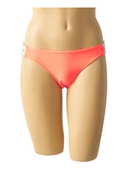 Bas de maillot de bain effet matière satinée culotte orange MON PETIT BIKINI femme