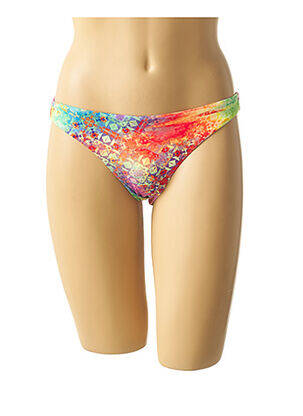 Bas de maillot de bain imprimé fantaisie culotte orange MON PETIT BIKINI femme