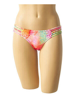 Bas de maillot de bain imprimé fantaisie culotte orange MON PETIT BIKINI femme
