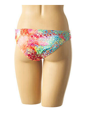 Bas de maillot de bain imprimé fantaisie culotte orange MON PETIT BIKINI femme