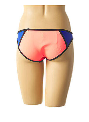 Bas de maillot de bain effet matière satinée culotte orange MON PETIT BIKINI femme