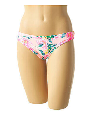 Bas de maillot de bain imprimé fleurs culotte rose MON PETIT BIKINI femme