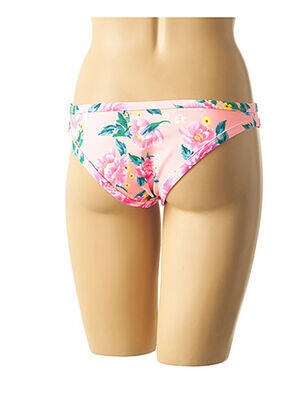 Bas de maillot de bain imprimé fleurs culotte rose MON PETIT BIKINI femme
