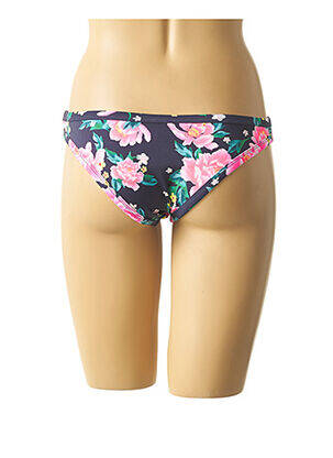 Bas de maillot de bain imprimé fleurs culotte bleu MON PETIT BIKINI femme