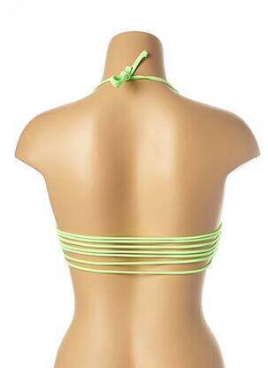 Haut de maillot de bain fermeture liens à nouer vert MON PETIT BIKINI femme