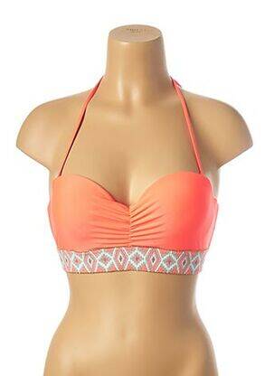 Haut de maillot de bain stretch haut soutien-gorge push-up rose MON PETIT BIKINI femme