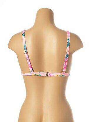 Haut de maillot de bain stretch haut triangles rose MON PETIT BIKINI femme
