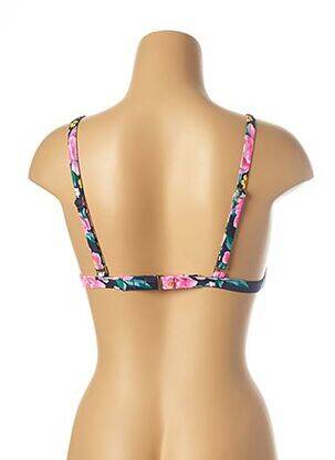 Haut de maillot de bain stretch haut triangles bleu MON PETIT BIKINI femme